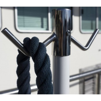 Reelax Mooring Line Holder STANDARD - 1.56m Long Solid Fibreglass Pole (each) - Pick up Mooring Lines without Disembarking from your Vessel (RX44000)