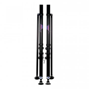 Reelax Midi 1250 Outrigger Bases BLACK EDITION - Suits Heavy Tackle Line Class up to 60kg (130lb) - 1250mm long tube -  Matches with 47mm - 6.5m Poles (Pair) ( RX65300)