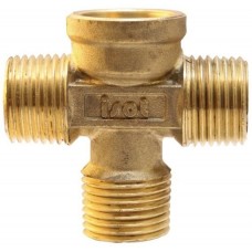 Isotherm Cross Fitting for Safety Valve - Suits Isotemp Basic and Slim Hot Water Heaters with Mixing Valve From 2007 (SFA00015AA)