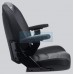 Shockwave Seat Corbin2 Onyx - Black with folding armrests and storage pocket (183056)