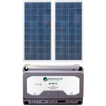 Solar Cruise 160W Solar Package incl. PWM Solar Controller - Charges Max 8.9A/hr @ 12V - Suits 12-24V Systems (ENE160WP)