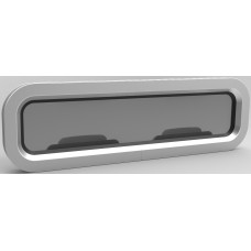 Goiot Opal Opening Portlight - Size T04 - 627 x 171mm Cut-Out - Gray Acrylic (115271)