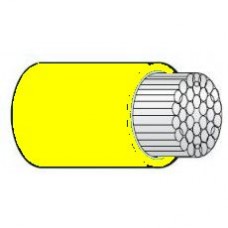 Marine Cable - Tinned - YELLOW - 10mm² - Single Core (SUR TRI T10Y)