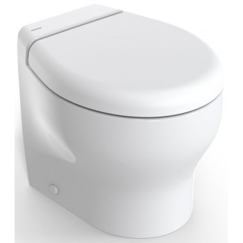 Tecma Flexi-Line Elegance 2G SHORT BOWL - 24V - Vertical Back - Fresh Water 1 Button Flush (4470009-6-1)