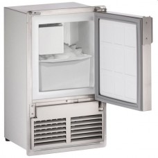 U-Line Marine Ice Maker SS1095FD-20 - STAINLESS STEEL - Makes up to 10.4Kg Ice per Day - Holds 5.5Kg Ice (493/UMCR014-SD02A)