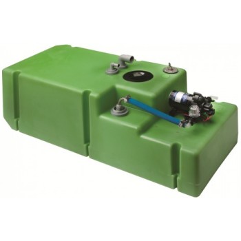 Vetus 24V Comfort Drinking Water System - Type DWSC - 120 Litres - 1050 L x 450 W x 400 H (mm) - High Grade Polythene - Seamless Construction (DWSC12024)