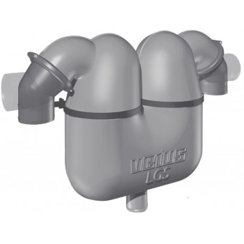 VETUS Gas-Water Separator - 60mm Rotating Connections - 50mm Drain (LGS6050)
