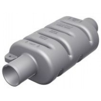 Vetus Plastic Muffler MP75 - Fixed 75mm Inlet - Exhaust Noise Reduction (DEMPMP75)