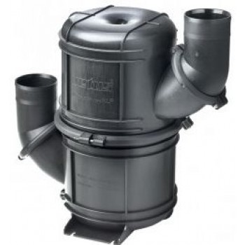 Vetus Plastic Waterlock-Muffler NLP50SHD - Heavy Duty - Rotating 50mm Inlet and Outlet - 10L Capacity - BLACK (NLP50SHD)