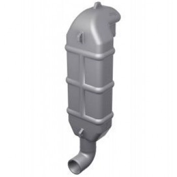 Vetus Plastic Gooseneck LT40 - Fixed 40mm Inlet - Prevents the Exhaust System from Backfilling (WLOCKLT40)
