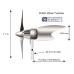 Eclectic Energy D400 Wind Generator 12 Volt - Vitually Silent and Vibration Free (D400-12V)