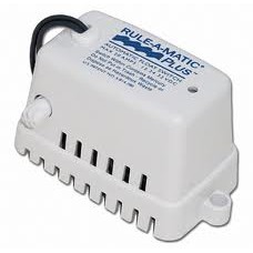 Rule-A-Matic Plus Automatic Float Switch With Guard - 12 or 24 Volt - Max 20 Amp - Makes Your Bilge Pump Automatic (RWB98)