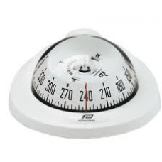 Plastimo Offshore 95 Powerboat - Flush Mount White Compass - 81mm Apparent Dia - White Conical Card (RWB8025)