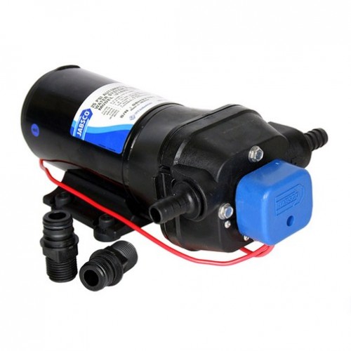 Jabsco Par-Max 4.3 - 40PSI - 12 Volt - 16LPH - Freshwater Pressure Pump - Incl Snap-In Ports