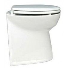 Jabsco Deluxe Silent Flush Electric Toilet - 24V - Compact Height - Vertical Back - Salt Water Flush Toilet (J10-147)