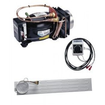 Isotherm Compact Classic Air Cooled Marine Refrigeration - DIY Build In Kit - Flat Evaporator Plate - Suits Fridge to 400 Litre or Freezer to 133 Litre - Reliable, BD50F Danfoss Compressor - 381516 - 2013 (U400X133P12111AA)