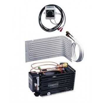 Isotherm Compact Classic Air Cooled Marine Refrigeration DIY Build In Kit - L Shape Evaporator Plate - Suits Fridge to 125L or Freezer to 40L - Reliable, Efficient BD35F Danfoss Compressor  381507 -2010  (U125X000L11111AA)