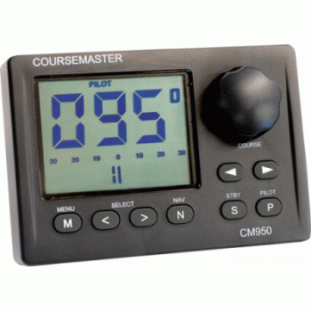 Coursemaster CM950-HD Heavy Duty 12-24V Autopilot Package with Rate Gyro Compass and 12" Linear Hydraulic Drive - Suits Power or Sail Boats 6-40m (CM950AHL-HD)