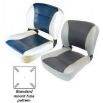 Navigator Folding Seat - Navy and Off White (181342)