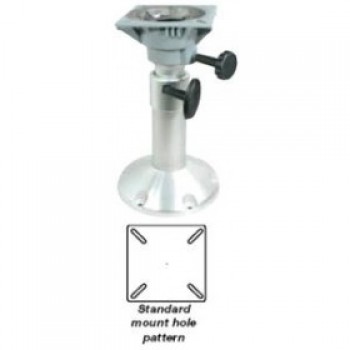 Columbia Adjustable Pedestal - 370 - 580mm High - Surface Mount - With Friction Lockable Swivel (183010)