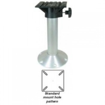 Coastline Fixed Pedestal - 300mm High - Surface Mount - With Lockable Swivel - 73mm OD Post (183060)