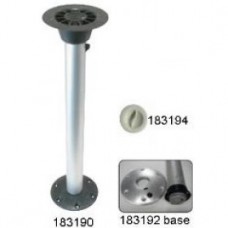Thread - Lock Removable Table Pedestal - Surface Mount With Nylon Base - 685mm High - 60mm OD (183190)