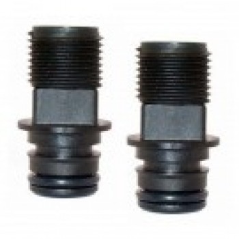 Jabsco Snap-In Ports - 19mm Plug-in with 12mm Male Threaded and Straight Port - Sold in Pairs 30649-1000 (J25-141)