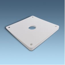 Seaview Base Wedge - 4 Degree Wedge - Suits 10 x 10 inch Radar Mount Base Plate (PM-W4-10)