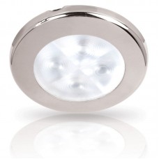 Hella EuroLED 75 Series Downlights - 12Volt White Light with Stainless Steel Rim - Screw Mount - Interior or Exterior - Completely Sealed - Dimmable - 5 Year Warranty (2JA958110021)